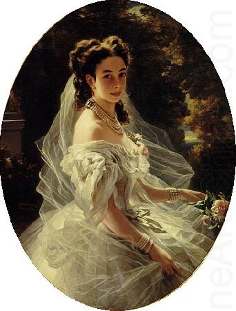 Franz Xaver Winterhalter Princess Pauline de Metternich china oil painting image